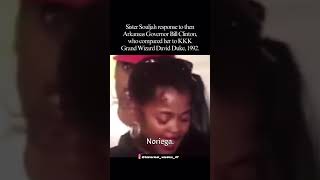 Sister Souljah CLAPS BACK at Bill Clinton  1992 1 [upl. by Yatnuahs]