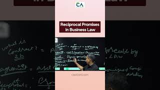 What is Reciprocal Promises  Contract Law  CAWizardOfficial [upl. by Alegre82]