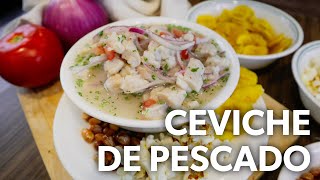 Cómo Hacer CEVICHE de PESCADO 100 Ecuatoriano 🐟🥘 [upl. by Mctyre716]