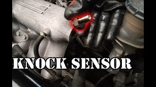 Como Reparar Un Sensor de Detonación Knock Sensor Honda Civic Si 2000  Tutorial [upl. by Alister]