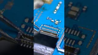 disconnect the FPC connector soldering tech repair phonerepair shotrs electronic [upl. by Naihtsirc123]