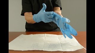 Putting on Sterile Gloves [upl. by Larsen]