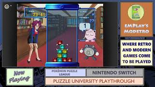 Pokémon Puzzle League  Puzzle University Mode  N64 Switch Online  Class 2  27  Stage 27 [upl. by Bela]