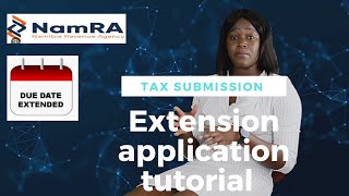 ITAS extension  Tax return extension  Tutorial  NAMRA  Request for extension  Namibian Youtuber [upl. by Trik]