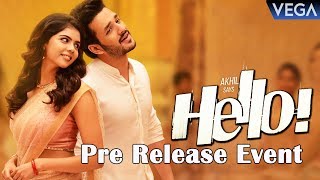 HELLO Movie Pre Release Event  Akhil Kalyani Priyadarshan [upl. by Ax]