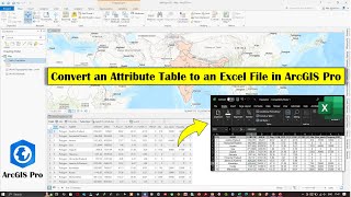 Convert an Attribute Table to an Excel File in ArcGIS Pro [upl. by Edahs]