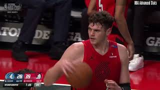 Donovan Clingan 4 pts 6 reb 1 blk vs Minnesota Timberwolves  20241112 [upl. by Fitts]