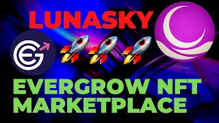 EverGrow Presents LunaSky NFT MarketPlace  Launching Soon [upl. by Gnap]