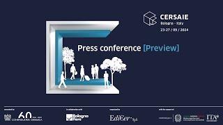 Press Conference Preview Cersaie 2024 [upl. by Cha]