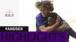 HIGHLIGHTS RSC Anderlecht  Seraing  20222023  Three goals in the Park [upl. by Sarilda]