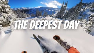 Whistler Blackcombs Deepest Snow this Season [upl. by Imena]