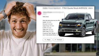 Emailing 100 FORD DEALERS to Get the PRICE of the SAME CAR [upl. by Gnik]