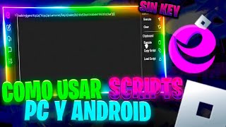 NUEVO EJECUTOR SIN KEY PARA ANDROID Y PC 2024  COMO USAR SCRIPTS EN ROBLOX [upl. by Kcira]