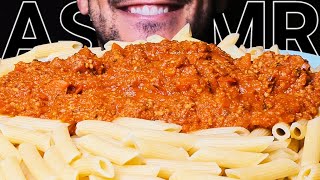 ASMR PENNE BOLOGNESE PASTA EATING SOUNDS NO TALKING MUKBANG [upl. by Toffic]