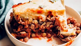 Easy Vegan Moussaka  Minimalist Baker Recipes [upl. by Ynabe]