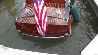 Scripps Model 302 V12 Engine in 3 Cockpit Chris Craft quotBay Horsequot [upl. by Oicnerual539]