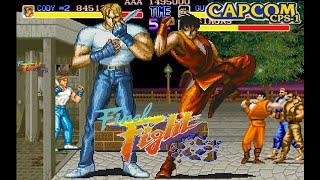 Final Fight Hardest2Players No Recoveries No Death ALL [upl. by Bonilla]