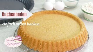 Saftiger Obstboden  klassischer Kuchenboden I Rezept von meiner Omi [upl. by Eyt]