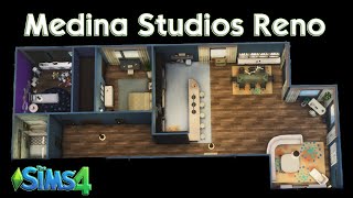 Sims 4 City Living Apartment Renovation  930 Medina Studios  Speed Build  No CC [upl. by Lawrenson]