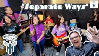 Missioned Souls  Separate Ways Journey cover  First Time Reaction Always great [upl. by Lasala]