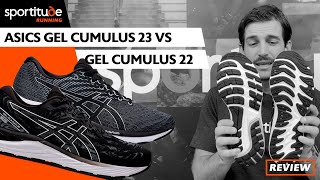 Asics Gel Cumulus 23 vs Cumulus 22 Comparison Shoe Review  Sportitude [upl. by Aloysius]