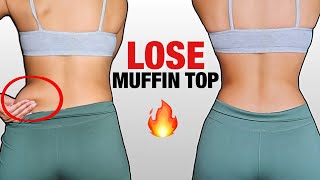 MUFFIN TOP WORKOUT 10 MINUTES  LOSE LOVE HANDLES  Celamarr [upl. by Rosene]