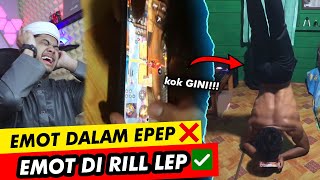 THE RILL BERTEMPUR DENGAN GAYA🗿🗿🗿Reaction TikTok [upl. by Aerdnaek]