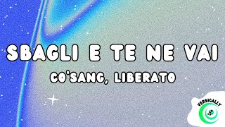 CoSang Liberato  SBAGLI E TE NE VAI TestoLyrics [upl. by Anomor668]