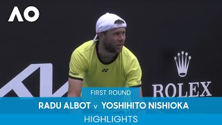 Radu Albot v Yoshihito Nishioka Highlights 1R  Australian Open 2022 [upl. by Bernardina]