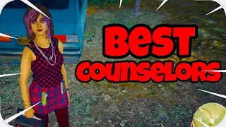 Top 5 Best Counselors in Friday The 13th The Game [upl. by Jesselyn363]