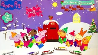 PEPPA PIG TOYS Christmas Countdown Advent Calendar [upl. by Kurzawa]