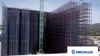 How to build an automated cladrack warehouse Timelapse  Interlake Mecalux [upl. by Annel692]