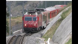 Matterhorn Gotthard Bahn MGB zwischen Zermatt Visp und Brig ehemals BVZ [upl. by Armilla237]