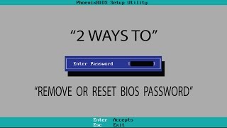 How to remove or reset bios password 100 working [upl. by Gallager]