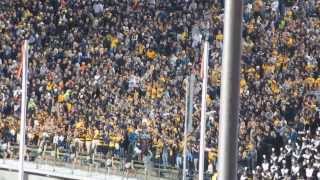 Cal Student Section quotChompquot Cal vs Oregon State Football 2013 Memorial Stadium Berkeley California [upl. by Enerod]