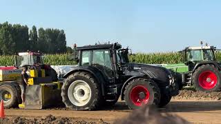 Valtra T202 trekkertrek Welsum 9 ton [upl. by Aholah]