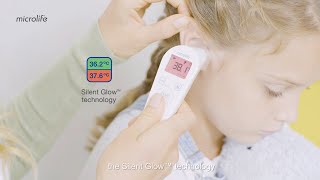 Microlife IR 210 Ear thermometer with probe cover and ACCUsens guidance system  Asia Version [upl. by Neenaej]