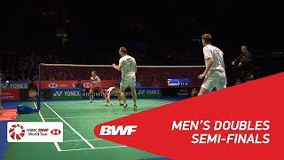 MD  GIDEONSUKAMULJO INA 1 vs CONRADPETERSENKOLDING DEN 6  BWF 2018 [upl. by Nikral]