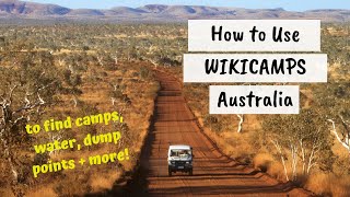 How to Use WikiCamps Australia Camping App Tutorial [upl. by Ylrahc]