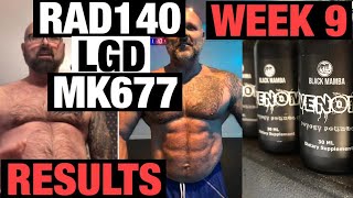 RAD140 MK677 LGD RESULTS wk9 rad140 mk677 lgd [upl. by Ahsiek331]