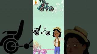 Comfortable Cyclo Ride  Song About Transportation  Cuteni Song For Kids  Public transport short [upl. by Henriette]