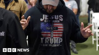 How a new Christian right is changing US politics  BBC News [upl. by Ahsikan]