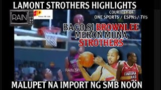 Bago si JB Meron munang Lamont Strothers ng San Miguel Beermen [upl. by Lyj]