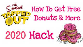 TSTO How To Get Free Donuts amp More 2020 HACK  Ted2001 Check the Description amp the Comments [upl. by Mecke]