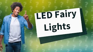 Are LED fairy lights cheaper to run [upl. by Suoiluj695]