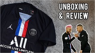 PSG 201920 4th match jersey Vaporknit Unboxing amp Review [upl. by Jerz967]