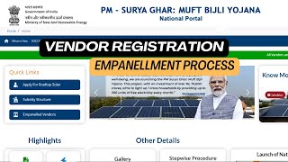 Solar Vendor Registration Process  Empanelment Process For Solar Subsidy  MNRE MSEDCL Registration [upl. by Aila801]