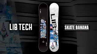 20232024 SKATE BANANA  LIB TECH SNOWBOARD [upl. by Eerpud640]