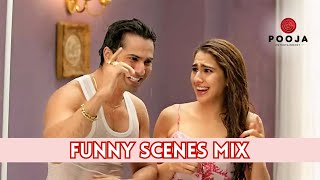 कुली नं 1 Funny Scenes Mix  Part 1 [upl. by Langbehn]