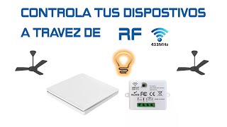 interruptor de RF para controlar controlar dispositivos electricos [upl. by Ardnnek242]